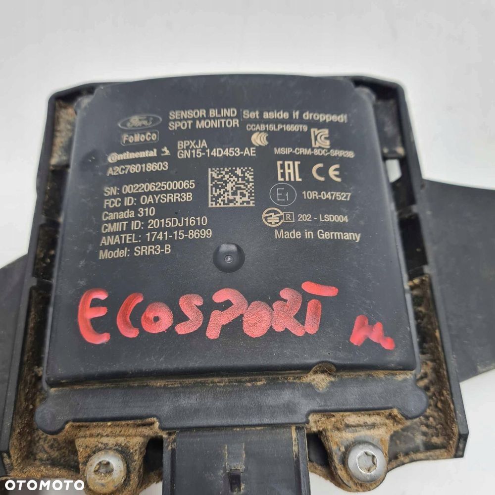 ford ecosport ii lift czujnik sensor pdc martwego pola prawy - 2