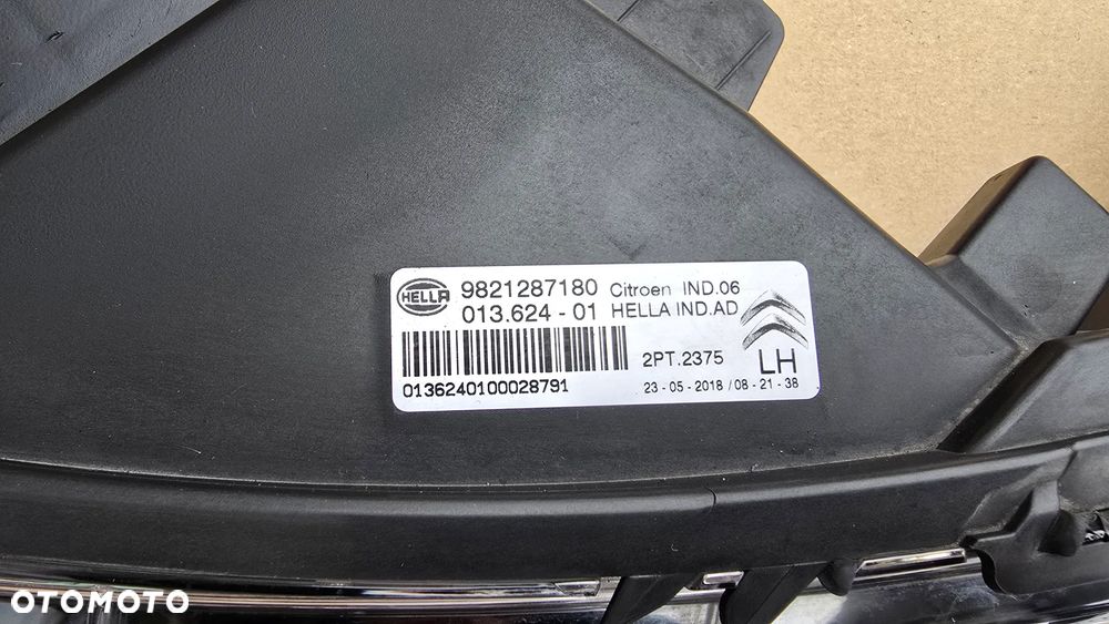 Citroen C4 Cactus Lift 17-21 Lampa LED DRL  Kierunkowskaz Lewa Oryginał - 3