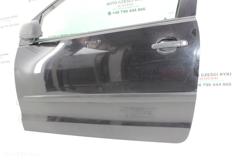VW Polo 9N 3D Drzwi Lewy Przód LC9Z Lusterko - 1