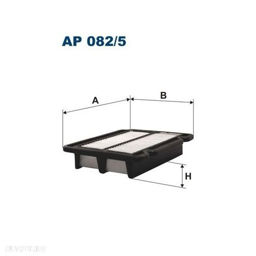 Filtru aer Chevrolet Aveo, 2005-, Kalos, 2002-2006, Filtron - 1