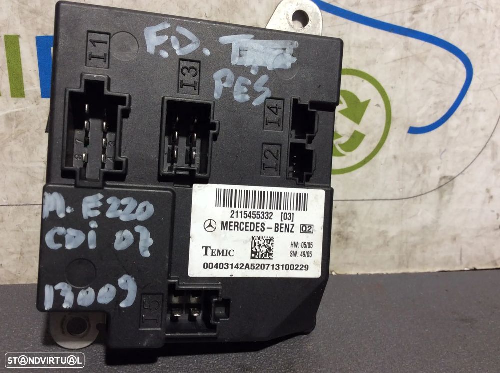 Modulo Porta Mercedes E220 CDi ano 2002 a 2009 2115455332 - 1