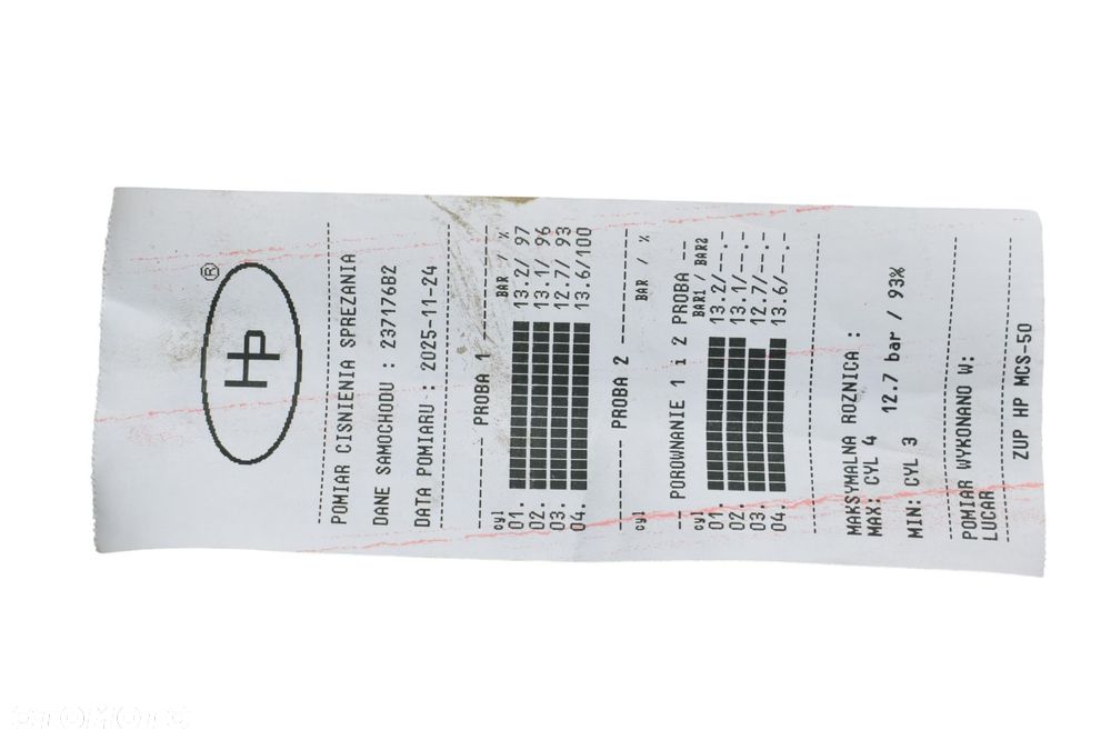 Silnik FIAT PUNTO SEICENTO CINQUECENTO 1.1 8V 54KM 06r 176B2000 KOMPRESJA - 12