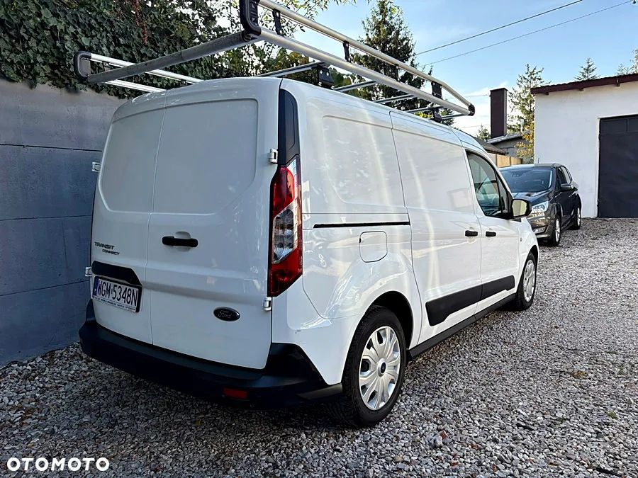 Ford Transit Connect 3 osoby LONG MAXI Klima Navi Kamera Czujniki parkowania GrzSzyba Bluetooth Apple Car Play Android Auto Bagażnik dachowy Hak Nowy rozrząd i oleje Gotowy do jazdy Pełny 2019 rok - 12