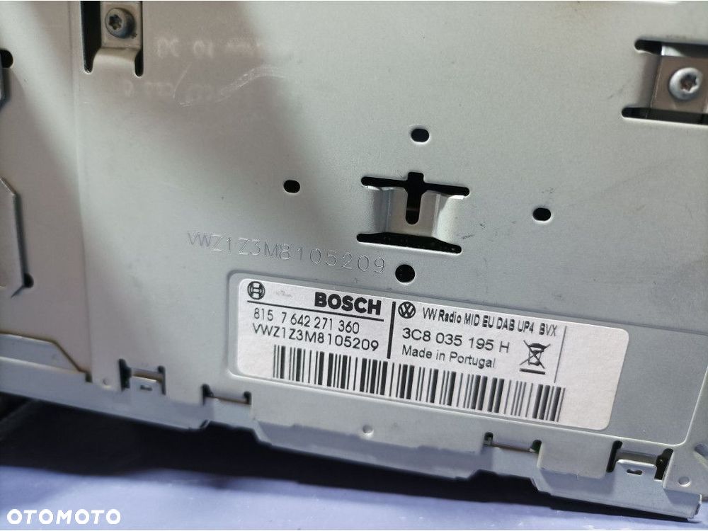 VW GOLF VI RADIO RADIOODTWARZACZ CD 3C8035195H - 7