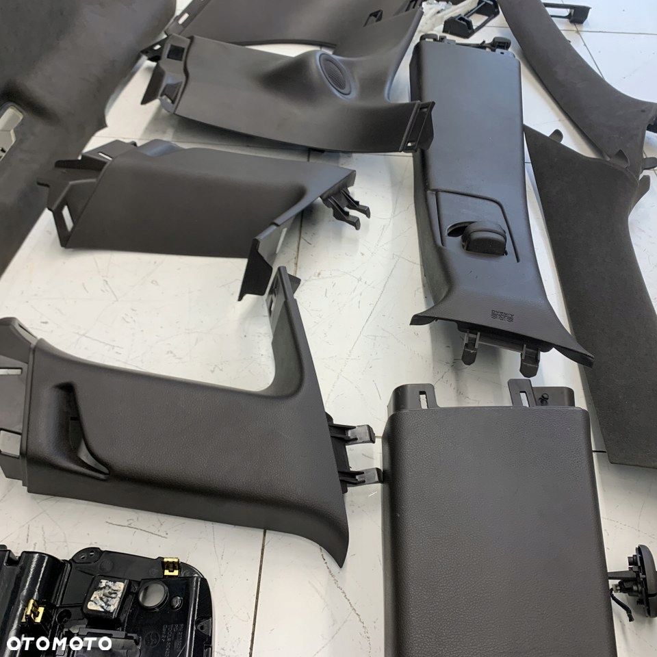 Podsufitka brąz alkantara słupki komple JEEP GRAND CHEROKEE IV WK2 LIFT 13r - 9