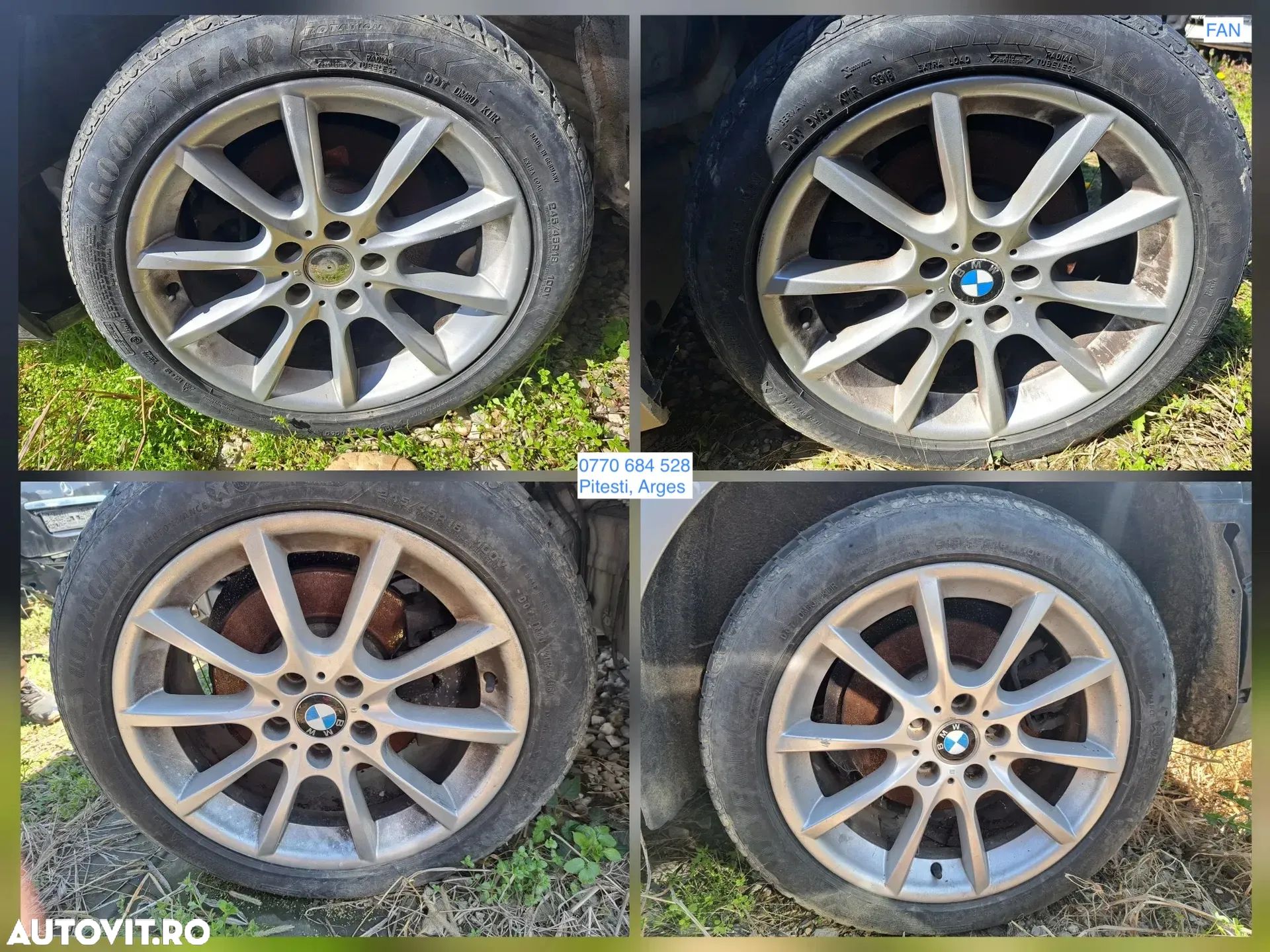 Set Jante Roti pe 18 Style V-Sphoke 281 8Jx18 ET30 245/45/R18 prezoane 5x120 Originale Bmw F30+LCI F34+LCI F82 M4+LCI F07+LCI F11+LCI F036+LCI F01+LCI - 1