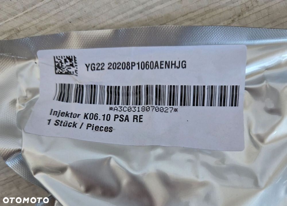 WTRYSK FORD MONDEO MK4 S-MAX MK1 1.6 TDCI 1608518380 NOWE ORYGINAŁ - 7