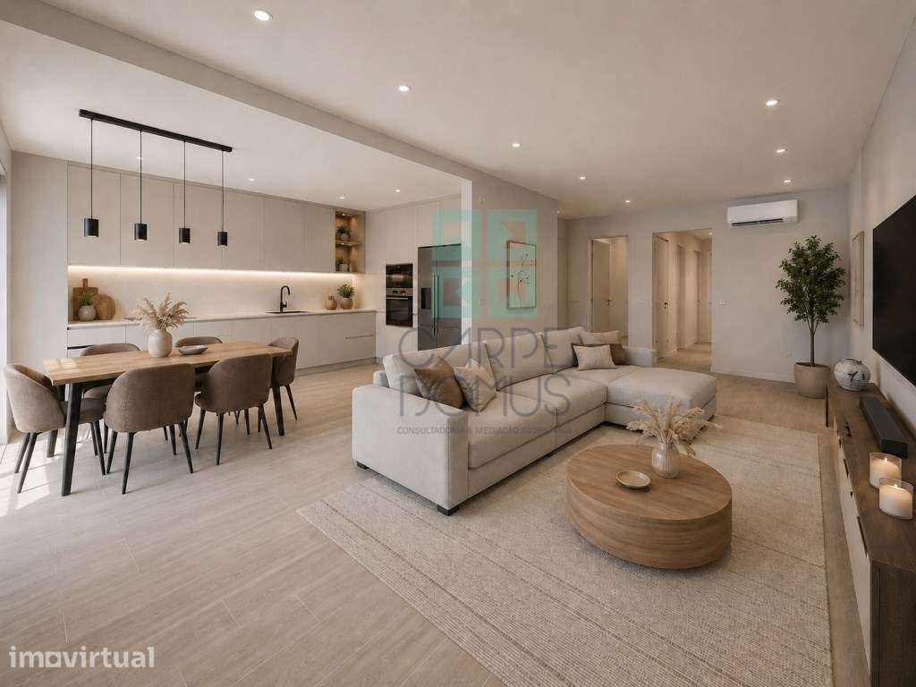 Apartamento T3 Moderno com Estacionamento - Grande imagem: 3/13