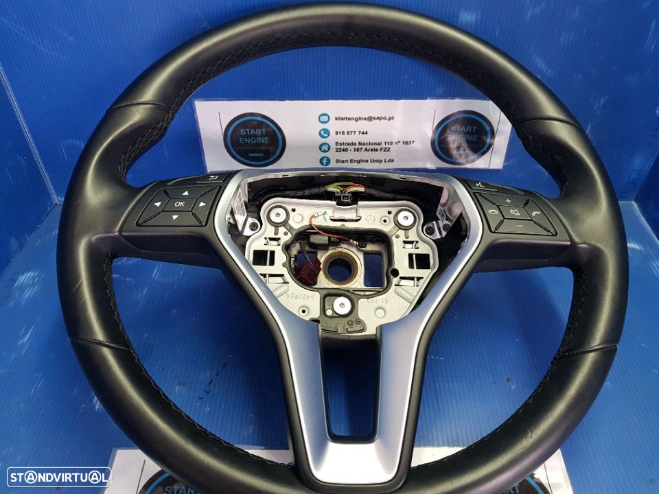 Volante Mercedes Classe A W176 Classe C W204 Classe E W207 sem airbag - 1