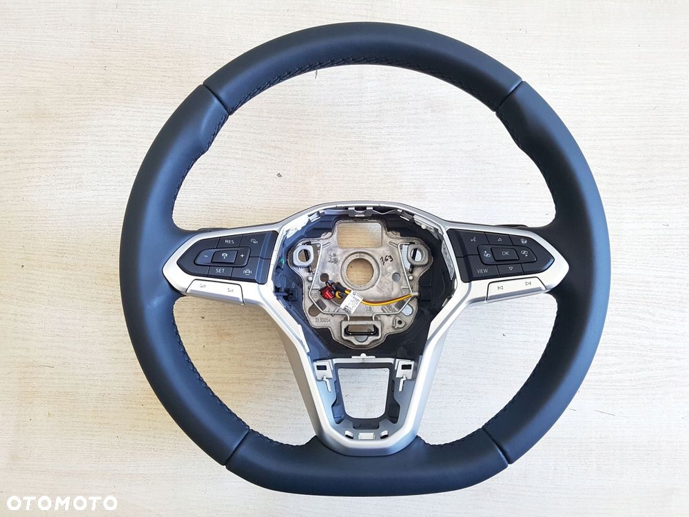 vw golf viii 8 kierownica multifunkcja łopatki skóra 5h0419089gt vdh - 1