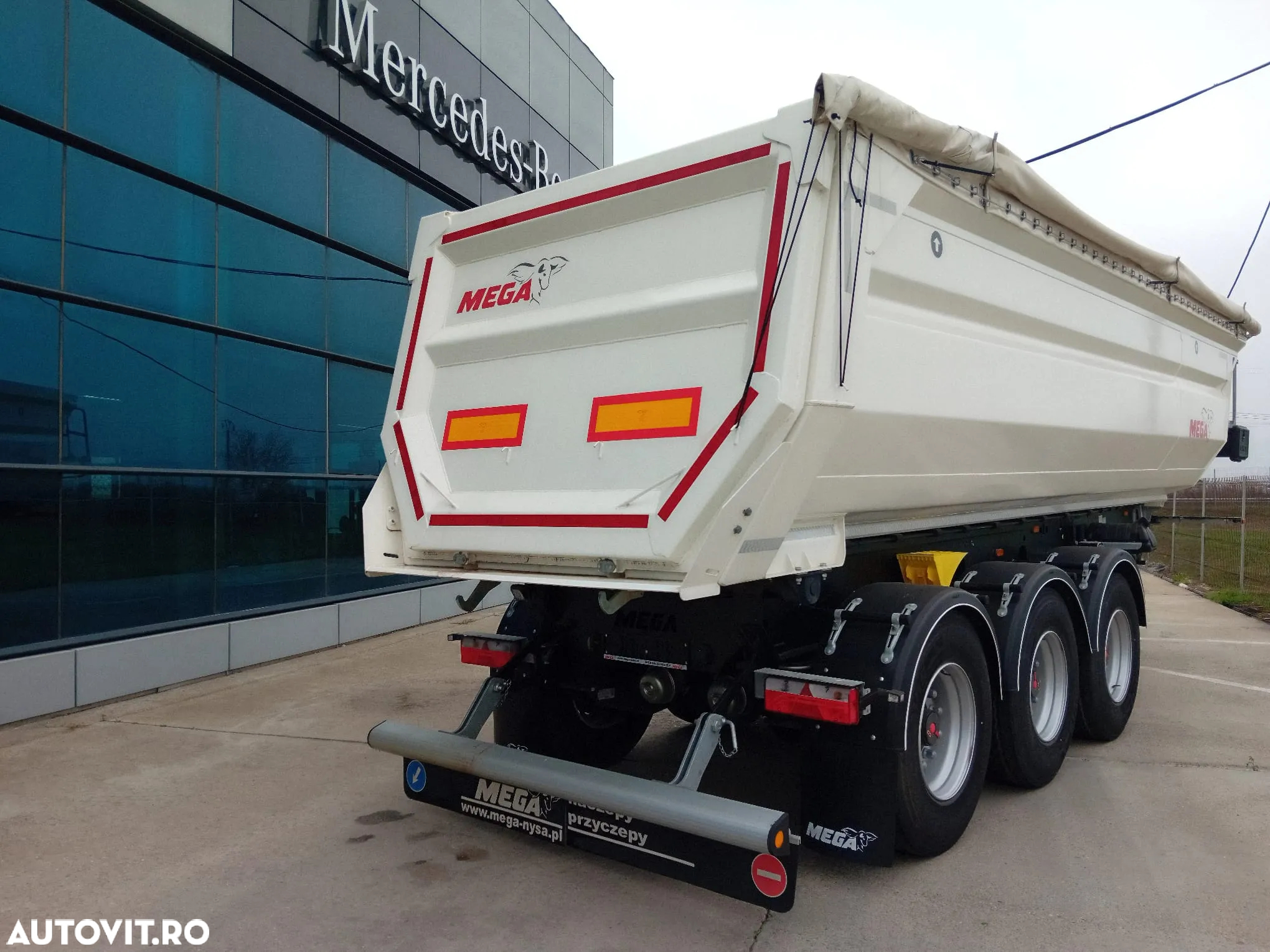 Mega 28m3 BASCULABILA,BALAST,HARDOX–NOUA/TOP! - 5