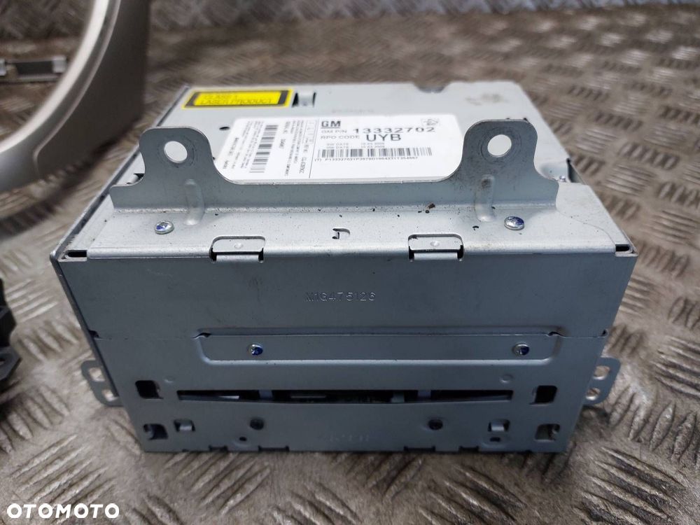 RADIO ODTWARZACZ + PANEL NAWIEWU RAMKA OPEL ASTRA J 13332702 13346049 - 4