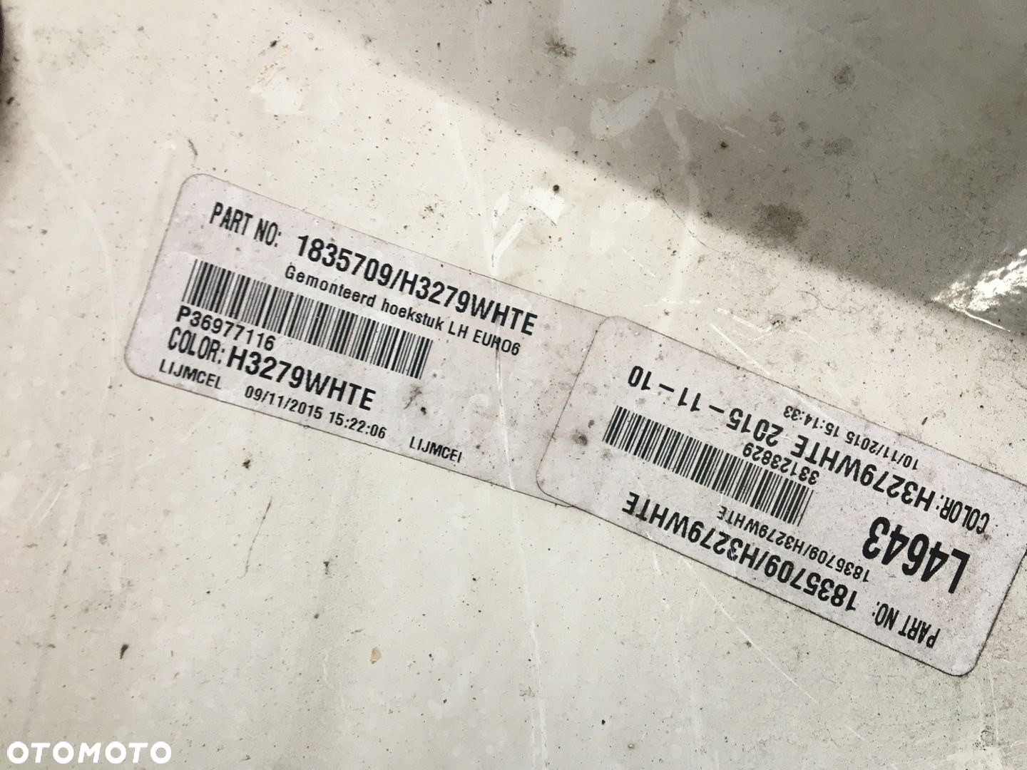 DAF XF 106 LIFT OWIEWKA KABINY NAROŻNIK SPOILER LEWY 1835763 - 15