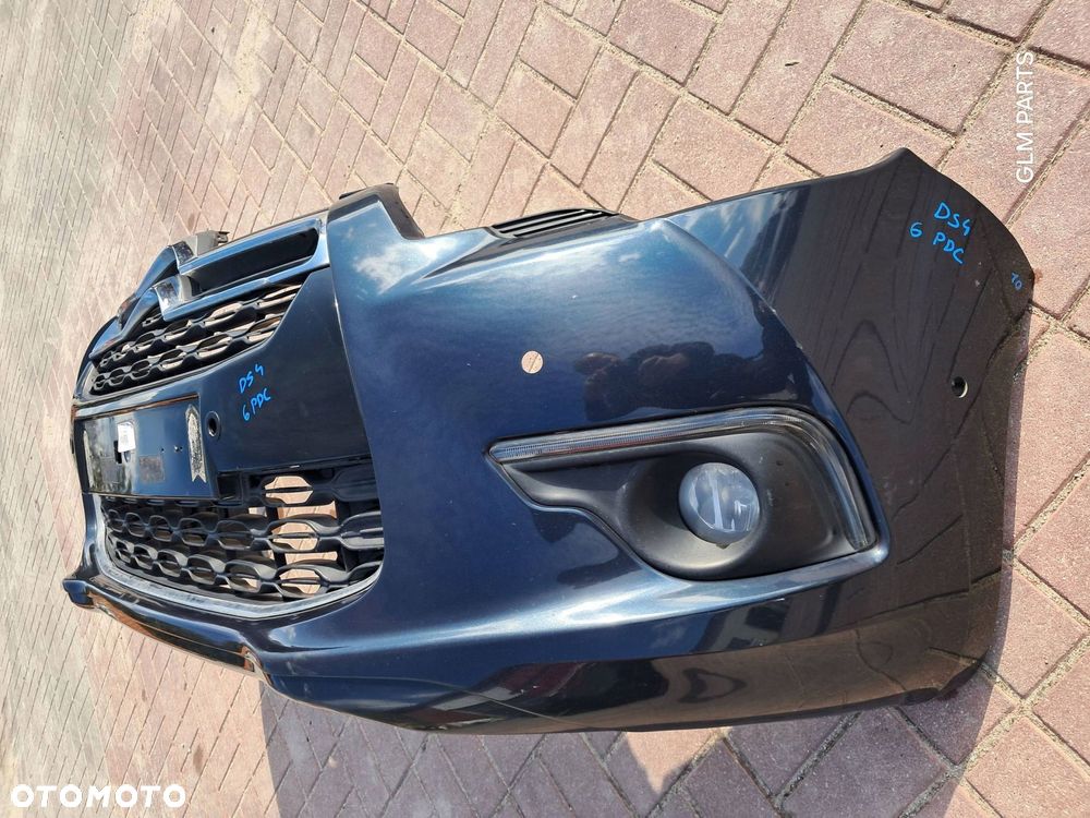 citroen ds4 kompletny zderzak przedni led drl pod 6 czujników pdc - 4