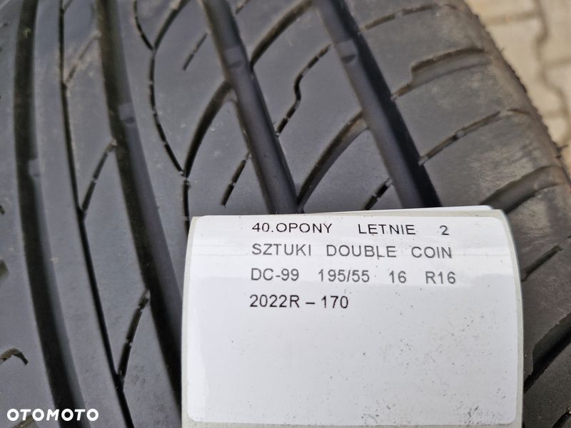 OPONY LETNIE 2 SZTUKI DOUBLE COIN DC-99 195/55 16 2022 ROK - 7