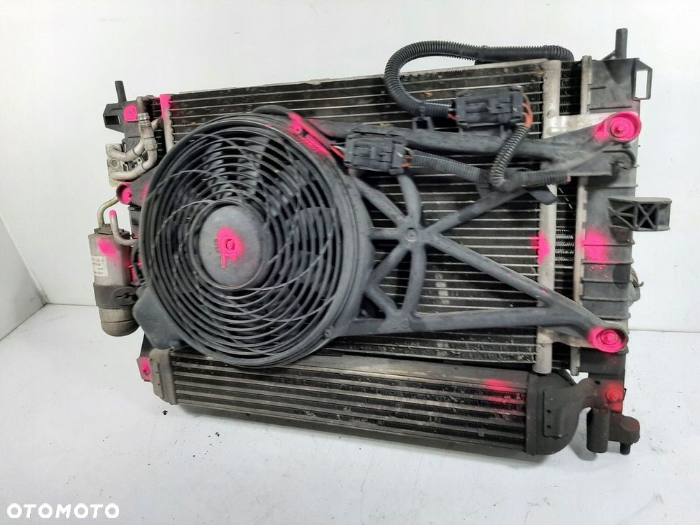 OPEL MERIVA A 1.3CDTI CHLODNICE WODY KLIMATYZACJI WENTYLATORY KPL 52406448 - 10