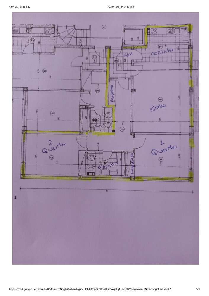 Apartamento T2 em Eiras (Urb do Loreto - perto Estação CP) com varanda