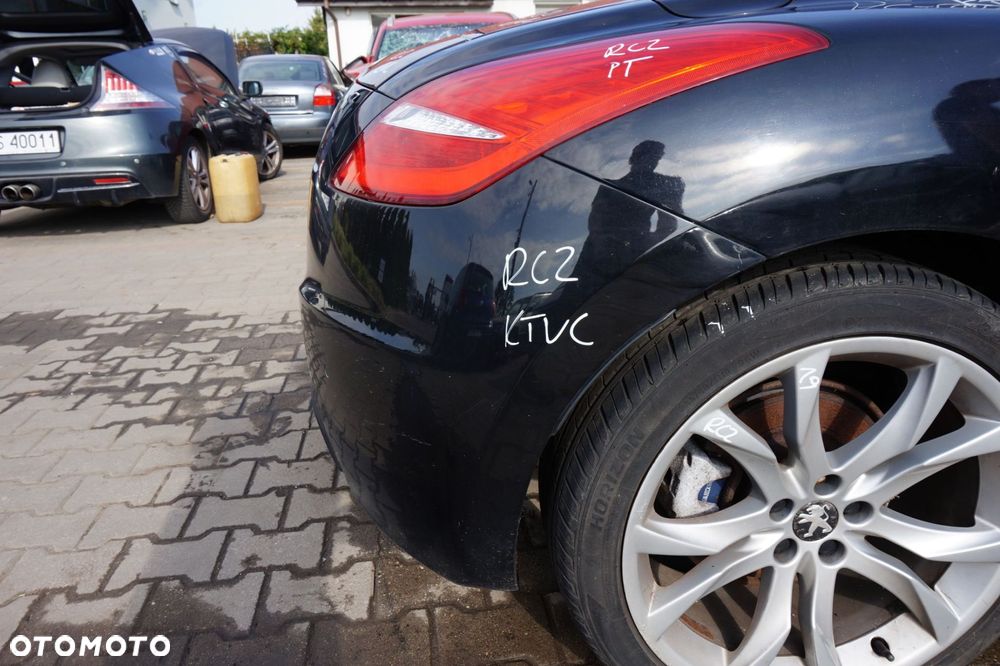 ZDERZAK TYLNY RCZ  KTVC  CZARNY PEUGEOT 2010-2015 - 5