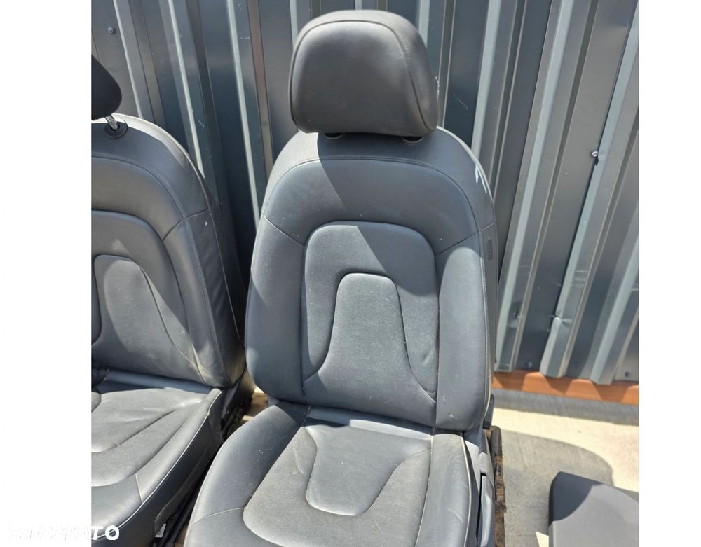FOTEL FOTELE AUDI A4 B8 KOMPLET SKÓRA 2008-2016 BEZ PODGRZEWANIA ! *1 - 10