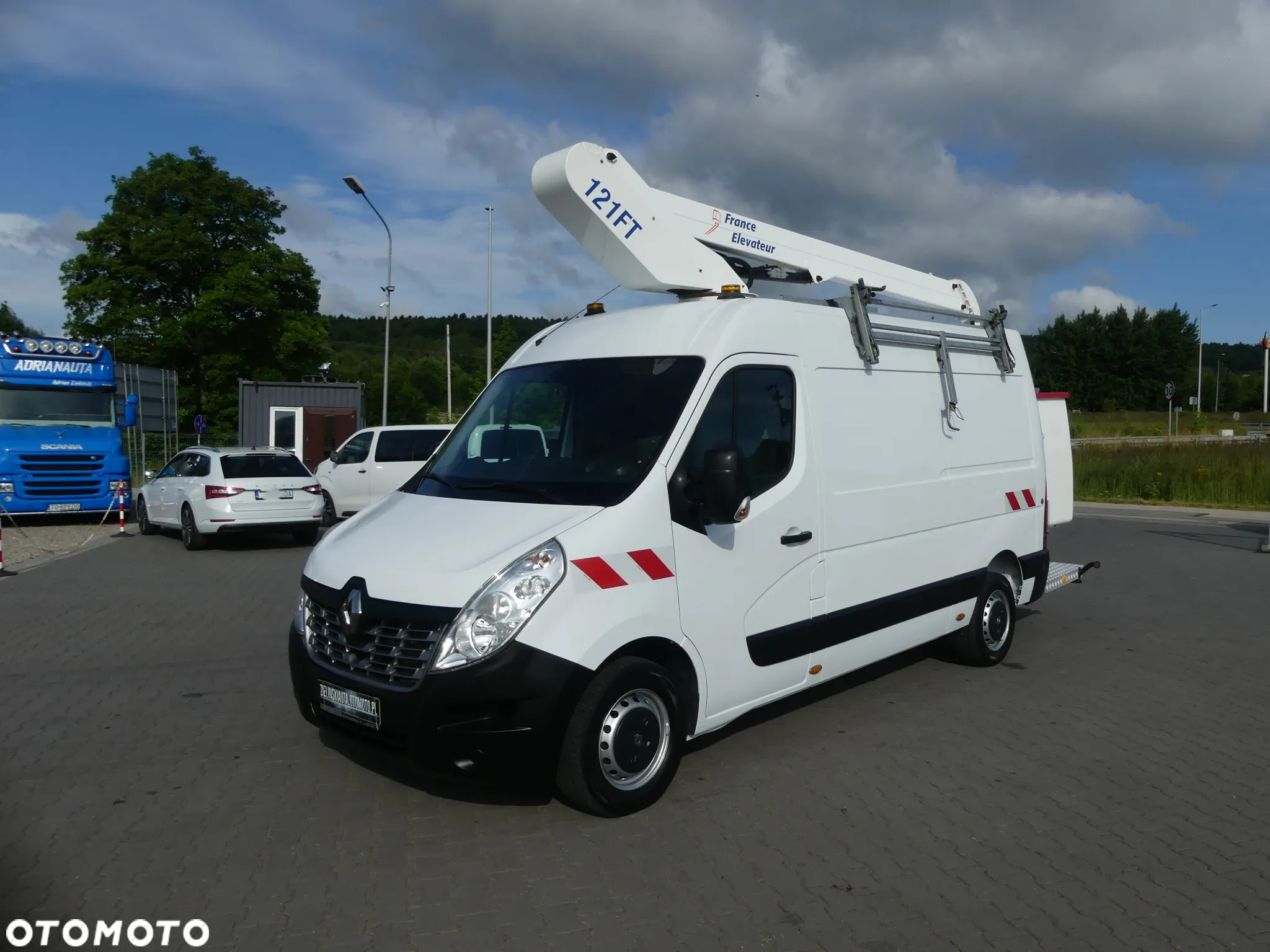 Renault MASTER / PODNOŚNIK KOSZOWY / ZWYŻKA 12M / - 5