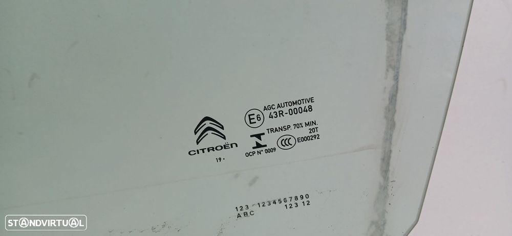 Vidro porta frente esquerda CITROËN C3 III (SX) - 2