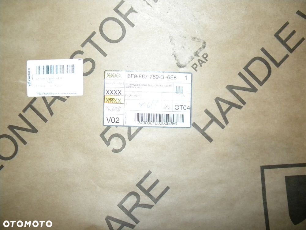 NOWA PÓŁKA BAGAŻNIKA CARGO COVER IDEALNA SEAT ARONA 17-26r CZARNA BLACK FV 6F9867769 - 6