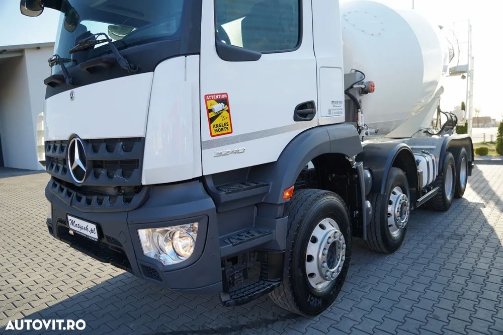 Mercedes-Benz AROCS 3240 / 9M3 BETONIERĂ / 8x4 / BETONIERĂ / AUTOMATĂ / CAMERĂ / JANTE DIN ALIAJ - 10