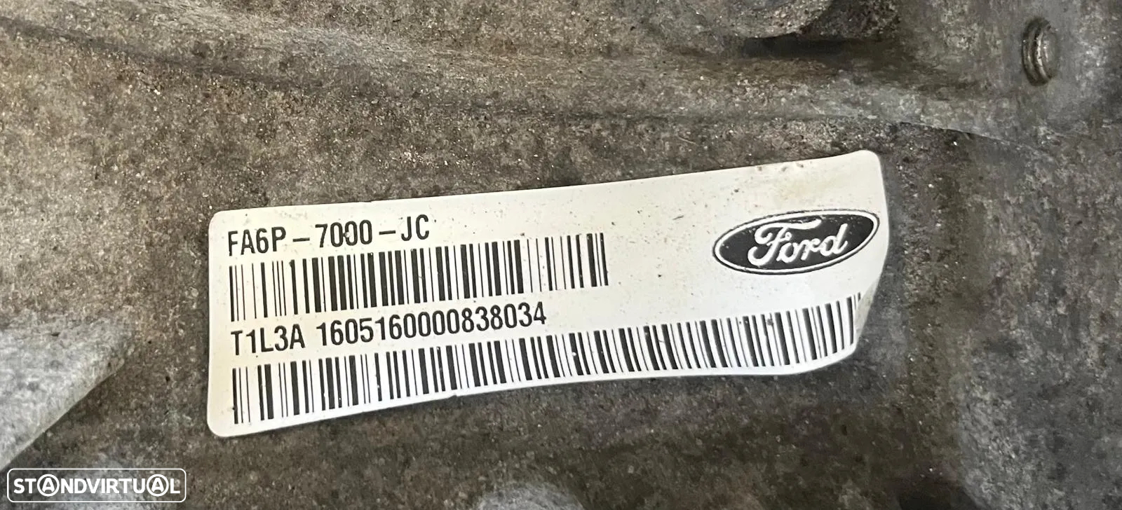 Caixa Velocidades Ford 1.0Ecoboost Ref.FA6P 7000 JC - 2