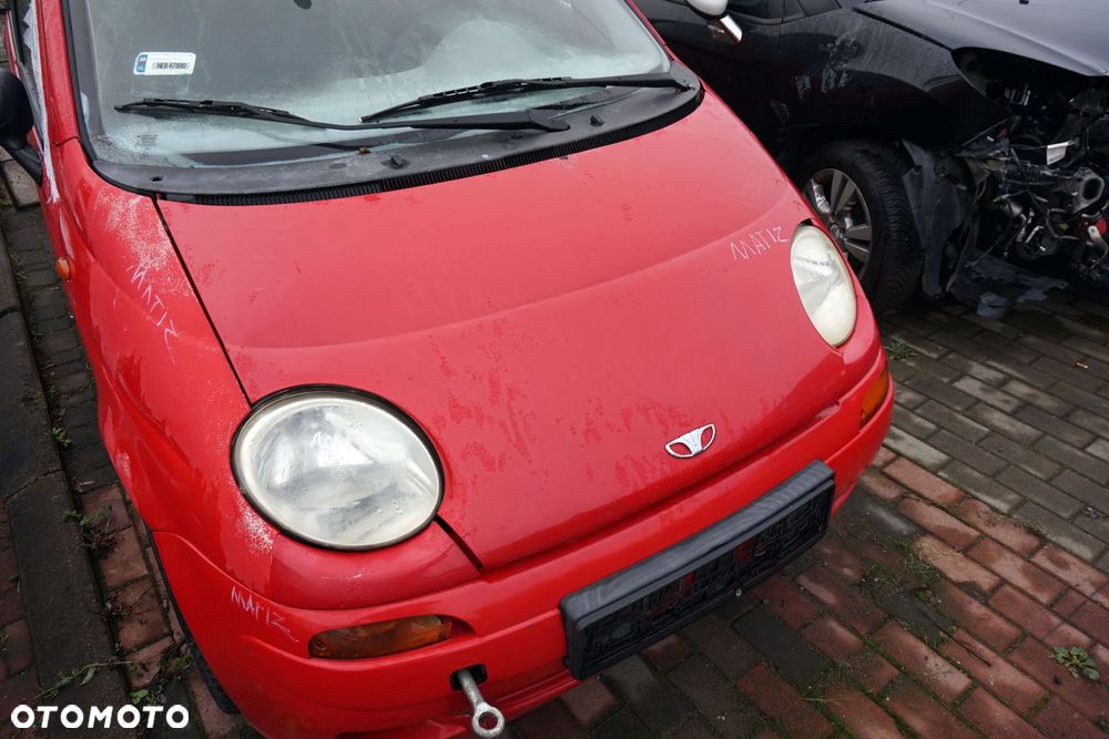 MASKA ZDERZAK BŁOTNIKI LAMPY MATIZ M100  DAEWOO 1998-2007 CZERWONY PRZÓD KOMPLETNY - 4