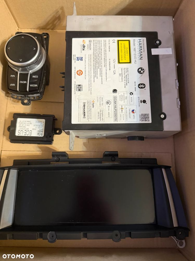 BMW X3 F25 X4 F26 nawigacja NBT EVO HU monitor ekran idrive