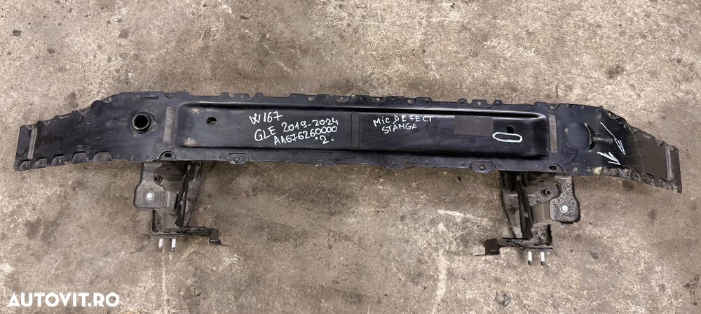 Traversa, armatura lonjeroane fata MERCEDES GLE W167 C197 GLS X167 an 2019-2024 cod A1676260000 cu defect reparabil - 1