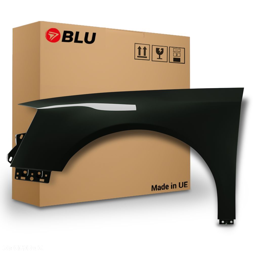 BLU Błotnik VW PASSAT B6 LC6S lewy zielony 05-10 przód ocynk DerbyGrün - 1