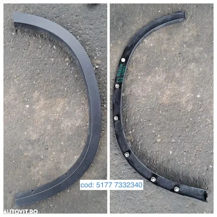 Ornament ornamente trim trimuri pasaj aripa bandou dreapta fara spate suport centrala bara spate suport intercooler suporti inferiori tragar trager bmw X1 X6 Seria 1 2 3 4 5 6 7 - 4