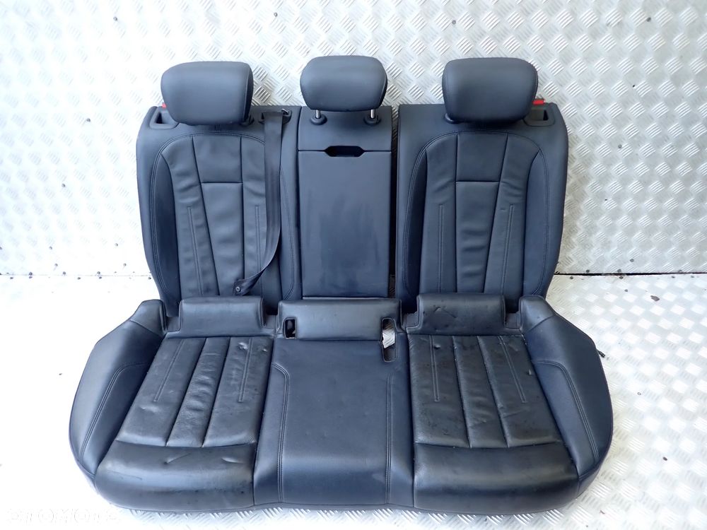 FOTEL PRZEDNI PRAWY / LEWY AUDI A4 B9 SKÓRA  ORAZ KANAPA TYLNIA KOMPLET - 11