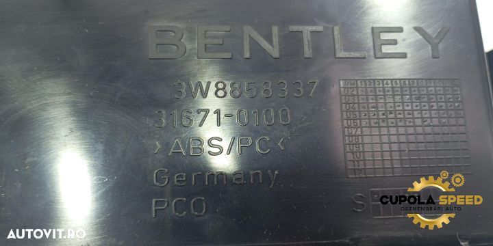 Ornament consola cetrala 3W8858337 Bentley Continental GT 1 [2003 - 2 - 8