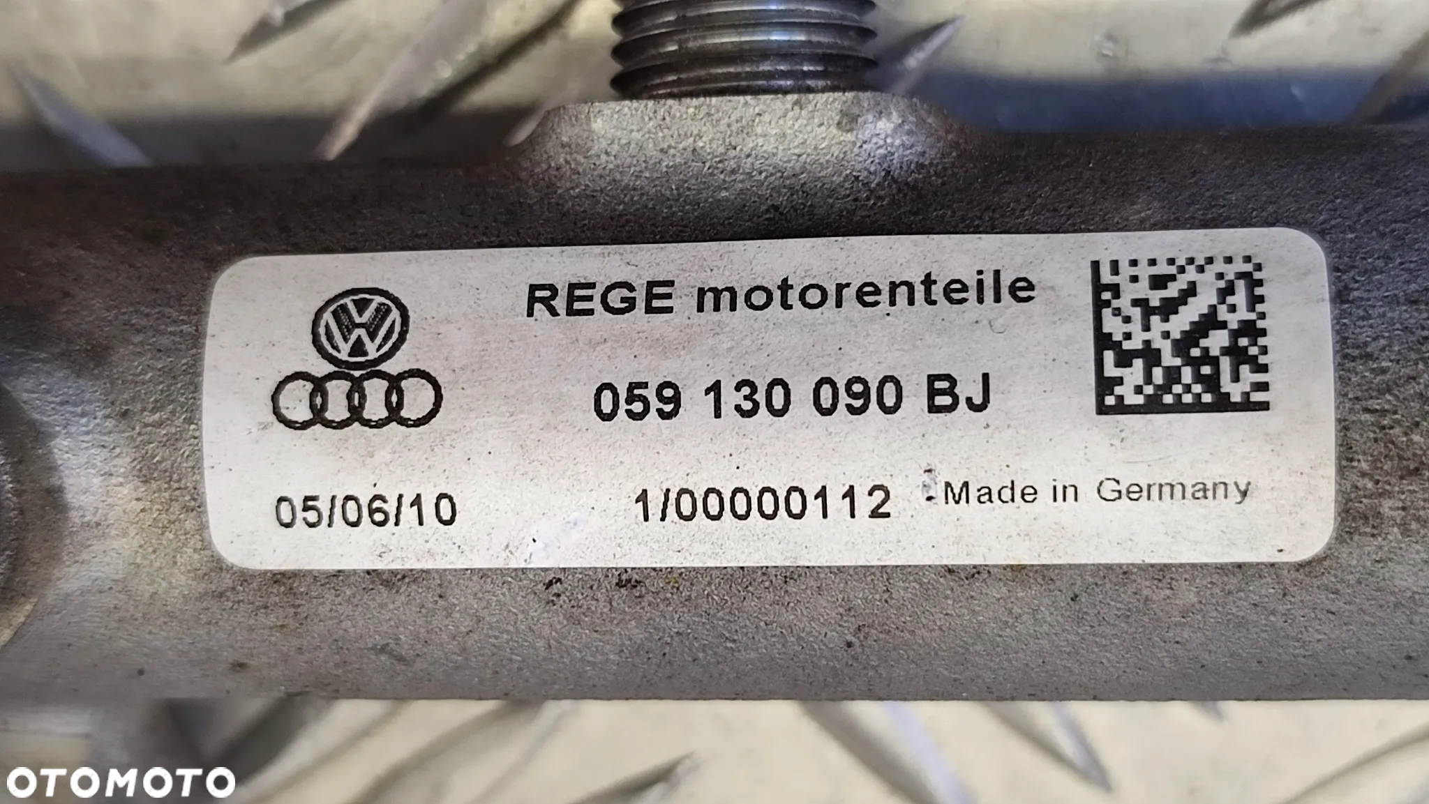 VW TOUAREG 7P 10-15R LISTWA WTRYSKOWA 3.0 KOMPLET CASA 059130090 BJ 059130089 AM CZUJNIK 057130764AB - 5