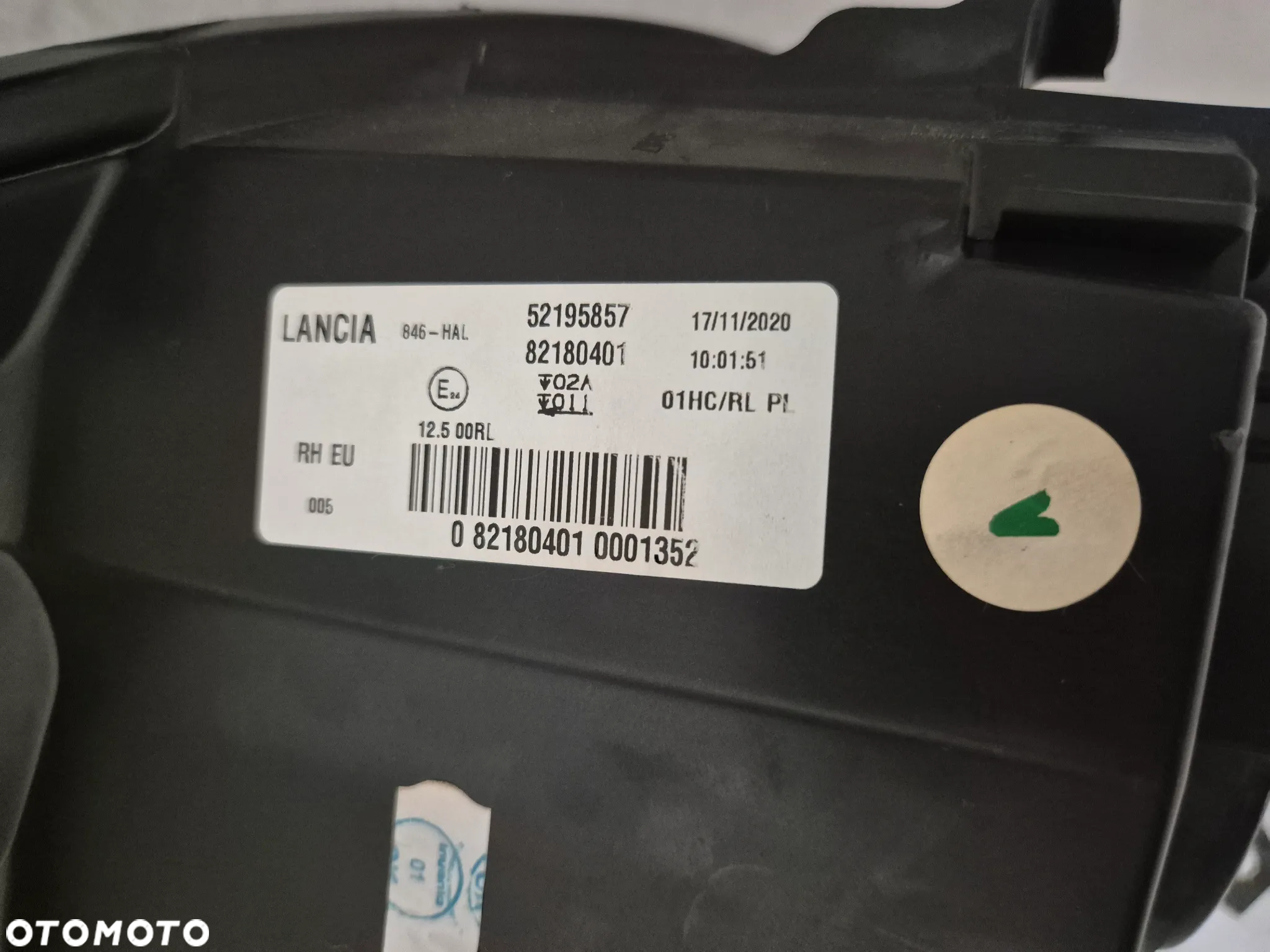 Lampa reflektor prawy przód Lancia Ypsilon III Lift Led 52195857 - 6