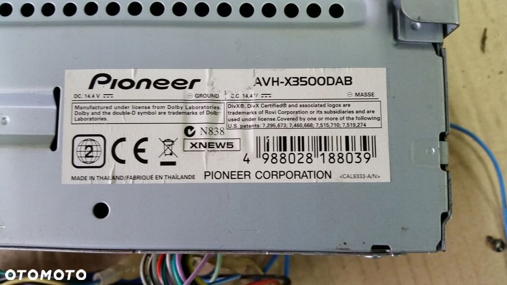 RADIO CD PIONNER AVH-X3500DAB - 9