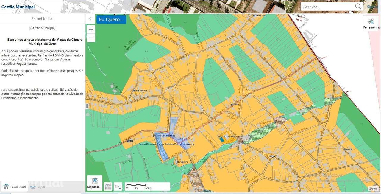 Oportunidade -Terreno Urbano em Arada (Ovar) com 2400 m2 - Grande imagem: 2/8