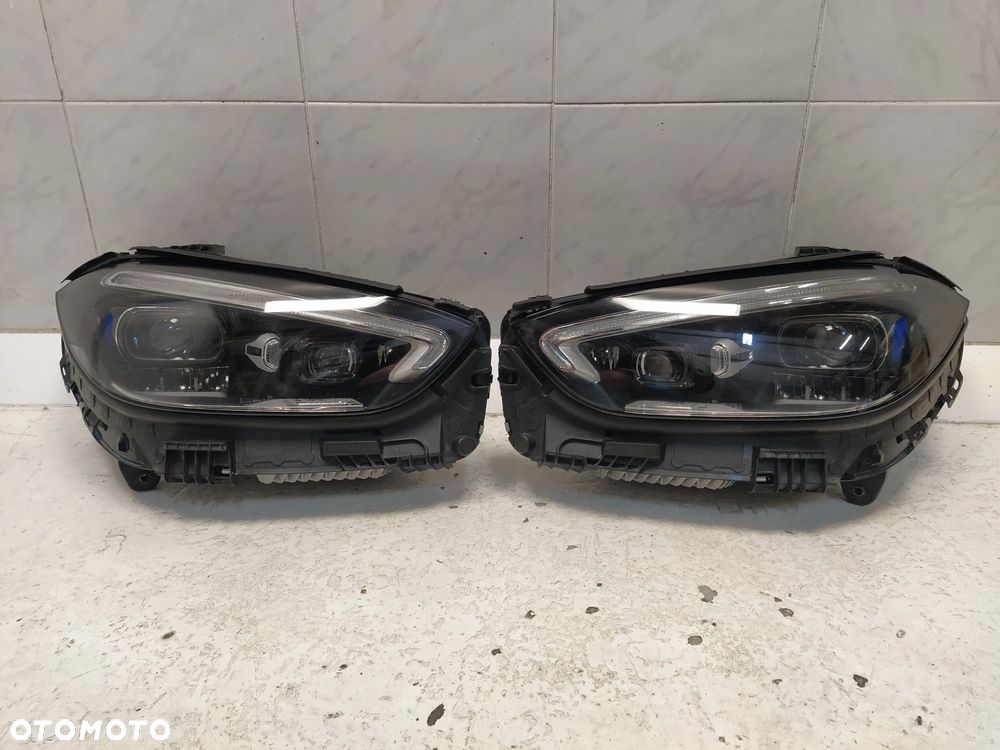 MERCEDES C-KLASA W206 LAMPA LAMPY REFLEKTOR REFLEKTORY PRZÓD PRZEDNIE LEWA PRAWA DIGITAL LIGHT PRZETWORNICE KOMPLETNE ORYGINAŁ - 2