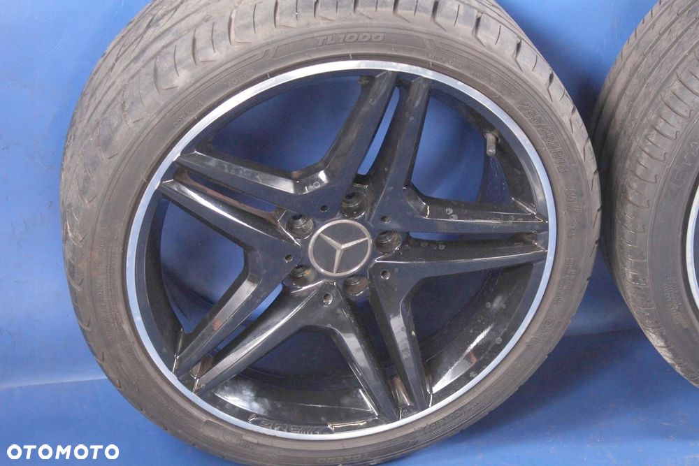 FELGI ALUMINIOWE MERCEDES SLK W171 06r 18 AMG 1 SZT SPAWANA - 2