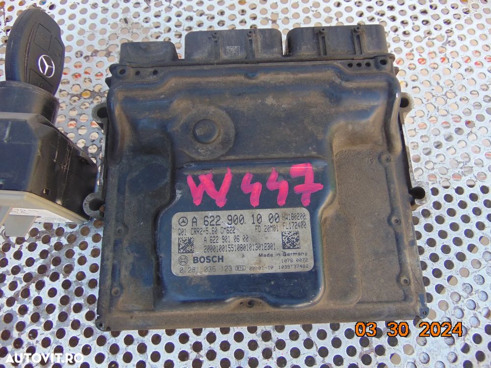 Kit pornire Mercedes vito w447 1.7 diesel viano 1.7cdi kit pornire ecu - 2