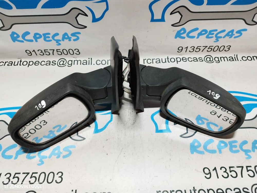 ESPELHO RETROVISOR ESQUERDO DIREITO FORD FIESTA V 5 MK5 2S6117683BP 2S6117682BP ELETRICO AQUECIDO ESPELHOS RETROVISORES - 7