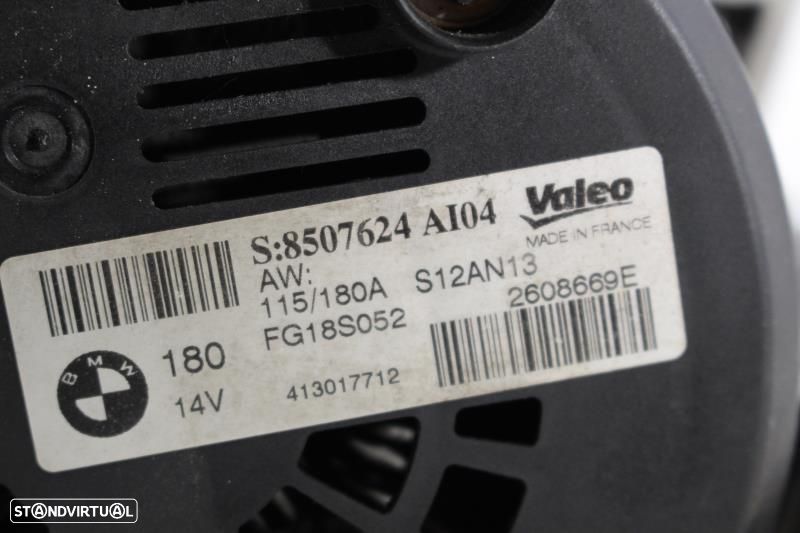Alternador Bmw X3 (F25)  8507624 / Fg18s052 / 2608669E / 12318507624 - 7