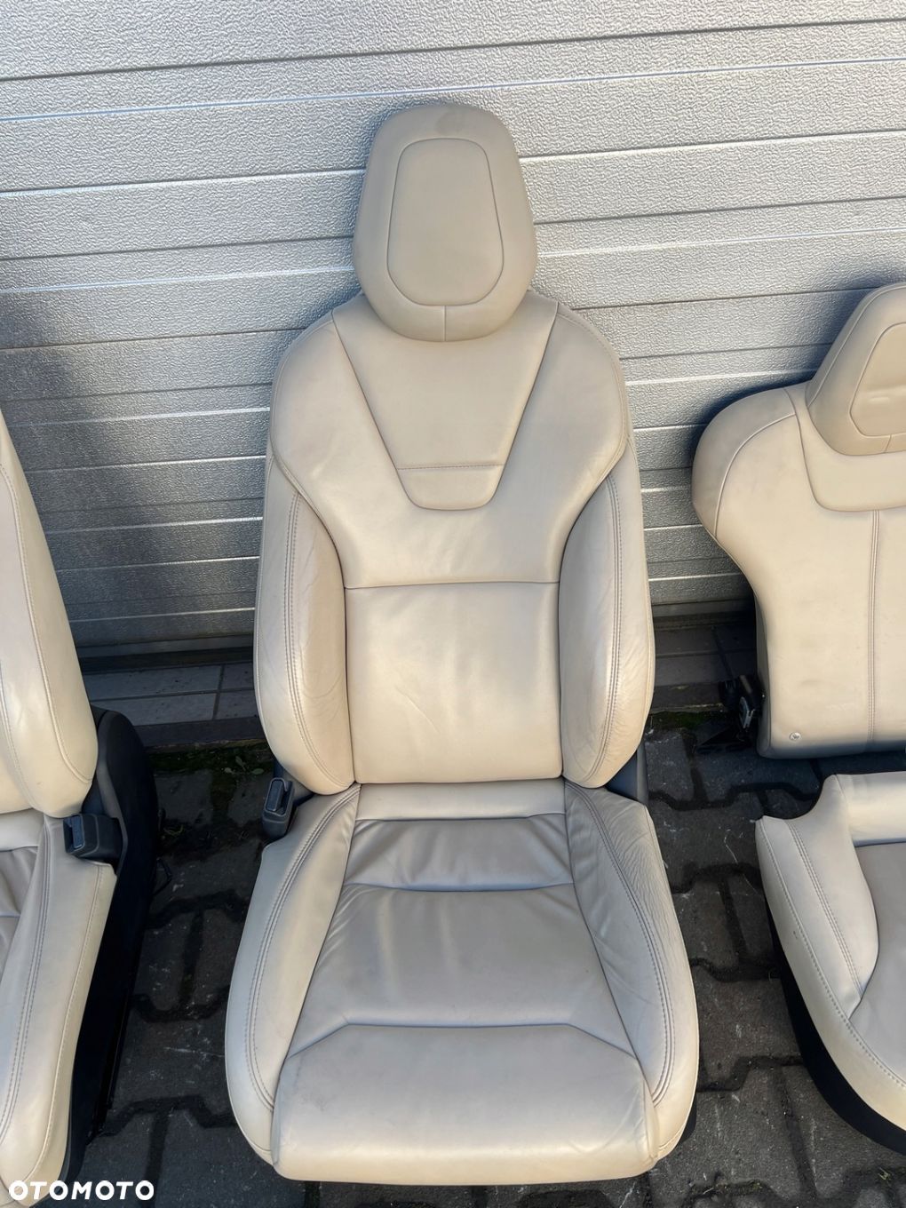 TESLA S LIFT 16-21 FOTEL LEWY KIEROWCY KREMOWA SKÓRA EUROPA - 1