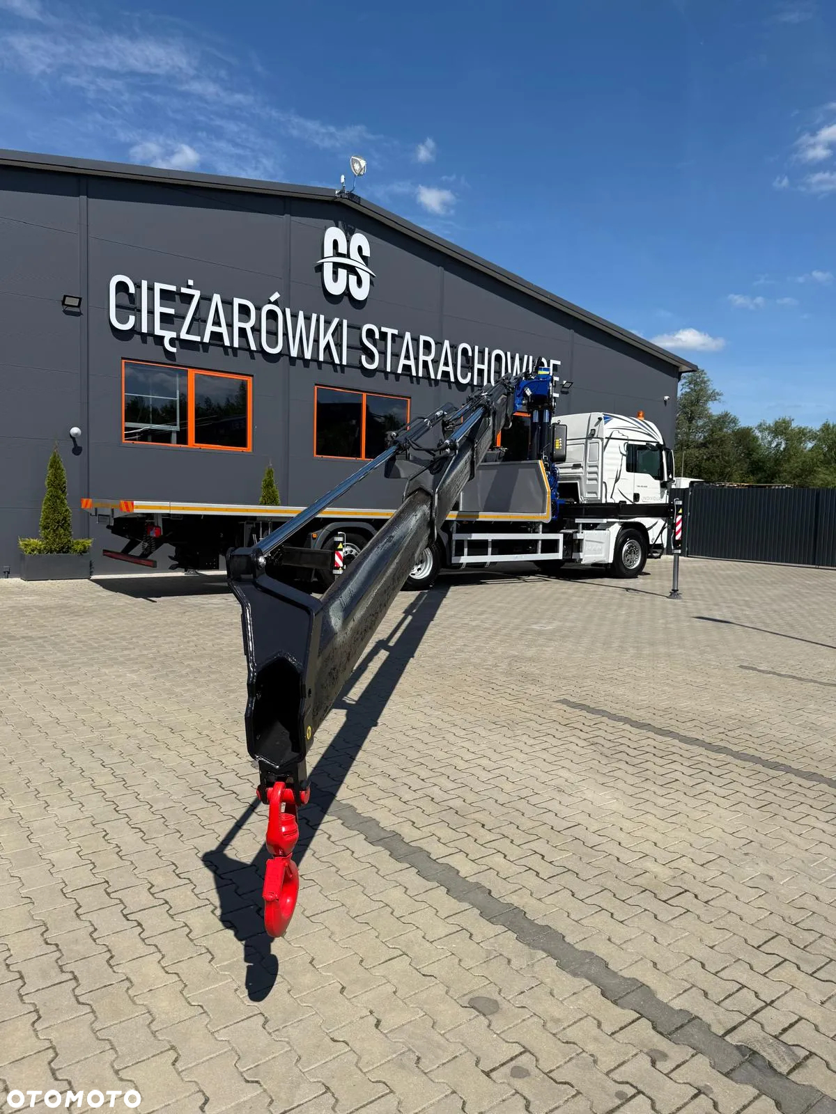 MAN TGS TGX 26.400 // E6 // 6x2 // platforma + FASSI F455RA.2.25 // Do przewozu kontenerów dzwig żuraw HDS kran crane laweta - 12