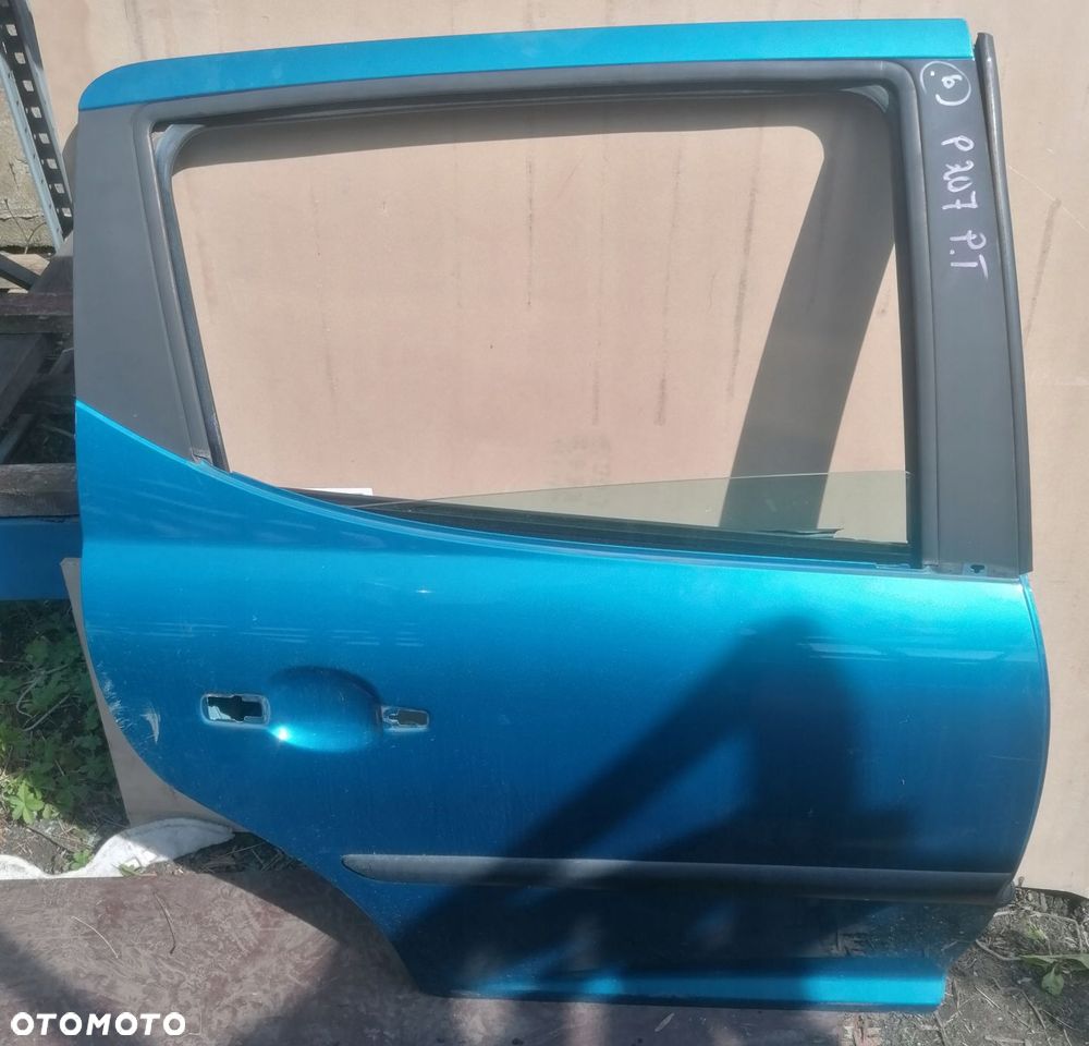 PEUGEOT 207 07r SW KOMBI DRZWI PRAWY TYŁ TYLNE KMU - 1