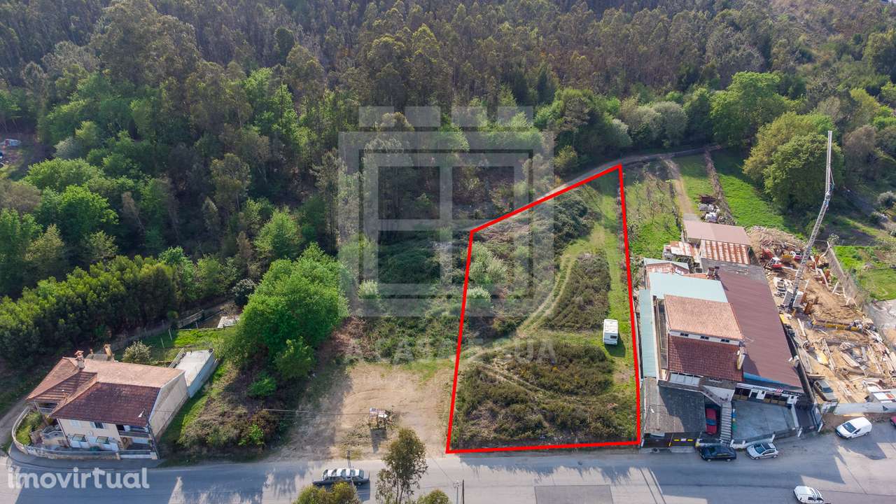 Terreno para construção com 2 800m2 em Milheiros de Poiares, SMF - Grande imagem: 2/15