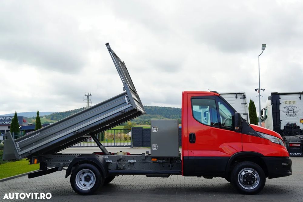 Iveco DAILY 35-120 / BASCULABILĂ - 2,8 M / BASCULARE SPATE / ROȚI DUBLE PE SPATE / MANUALĂ / IMPORT / - 8