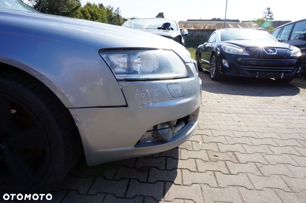 MASKA ZDERZAK BŁOTNIKI LAMPY A6 C6 LY7J S-LINE AUDI 2004-2008 SREBRNY PRZÓD KOMPLETNY - 12